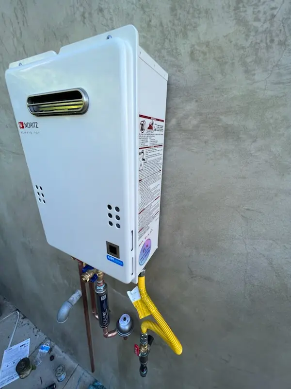 Tankless water heater installation for Norco Ridge Ranch homes